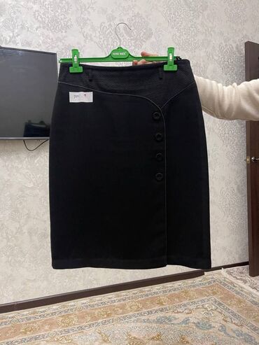 джин юбку: XL (EU 42), цвет - Черный