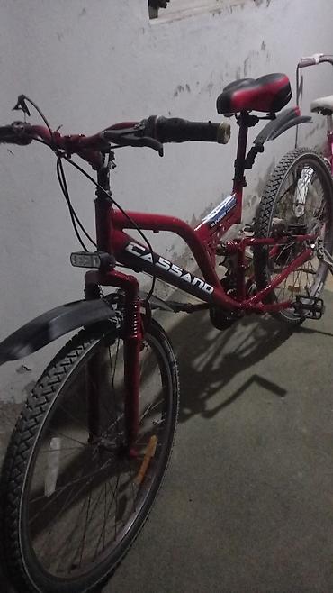 İdman velosipedləri: CASSAND qırmızı velosiped - Korpus: möhkəm polad çərçivə, tam — 1