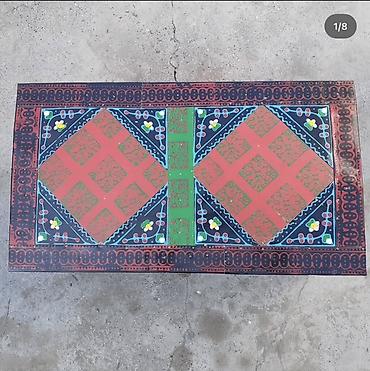 dovşan şəkili: Taxta əl işı – naxışlı sandıq - Material: massiv taxta, əl ilə — 4