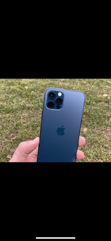 ящик для телефонов: IPhone 12 Pro, Колдонулган, 256 ГБ, Көк, Каптама, 71 %