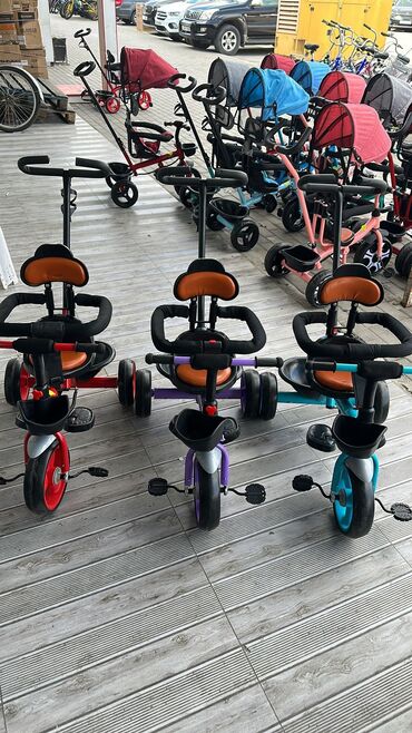 3 yaşdan yuxarı uşaqlar üçün velosipedlər: Yeni Üç təkərli Uşaq velosipedi 12", Pulsuz çatdırılma