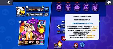 Другие игры и приставки: Игровой аккаунт Brawl Stars Основное: - Создан: 2022 - Уровень — 1