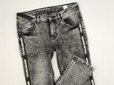 kombinezon do spania dziewczęcy: Spodnie jeansowe, 15 lat, 170, stan - Bardzo dobry