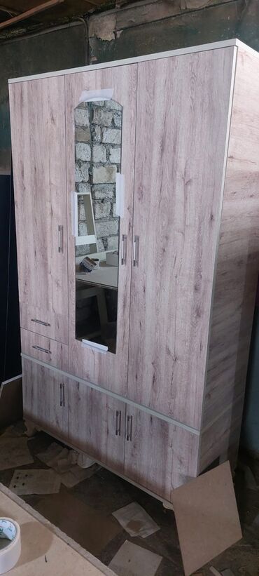 Dolablar: Yeni, Açılan, 3 qapılı Düz dolab, Dolab-asılqan, Azərbaycan — 14