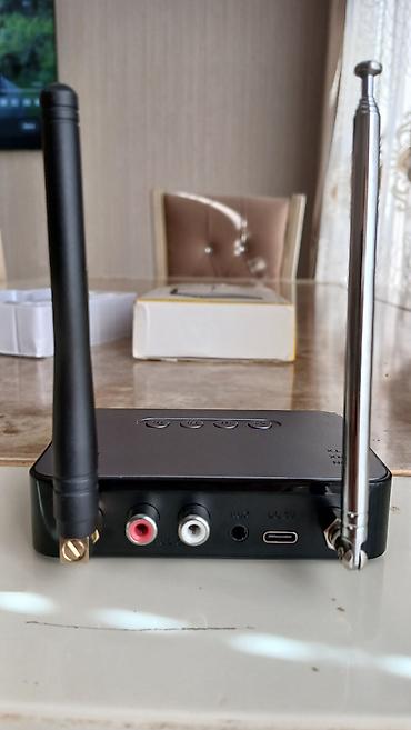 bluetooth: Rəqəmsal Bluetuz audio adapder həm radio həm mikrafon həm flaşkart — 5