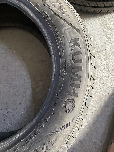 aeolus e70: Шины 205 / 55 / R 16, Лето, Б/у, 1 шт, Легковые, Корея, Kumho — 2