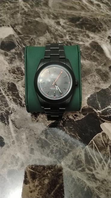 qol sadı: Məhsul: Qara Rolex Milgauss tərzli qol saatı (AK Store) - Korpus və — 3