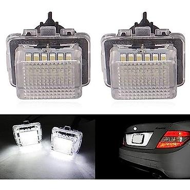 led işıqlar maşın üçün: Mercedes w204w212w221w222 led nomre isigi — 3