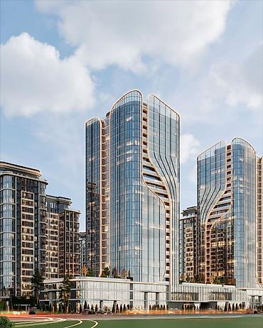 brk group: 1 комната, 57 м², Элитка, 9 этаж, ПСО (под самоотделку) — 2
