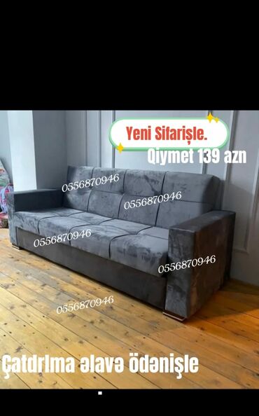 Sifarişlə oturacaqlar: Di̇van-kravat, Qonaq otağı üçün, Parça, Bazalı, Açılan, Kitab