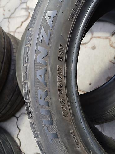 turan: Шины 205 / 55 / R 17, Лето, Б/у, Пара, Легковые, Япония, Bridgestone — 2