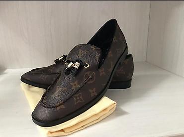 женская обувь 38: Лоферы, 38.5, 39, Louis Vuitton, Новый, цвет - Коричневый, Самовывоз — 4