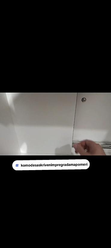 Komode: Komoda sa skrivenim pregradama Se izradjuje u Univera debljine 18mm — 8