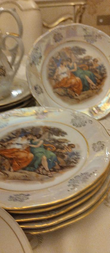 dəm caydan: Çay dəsti, rəng - Ağ, Farfor, Almaniya — 8