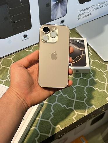 Apple iPhone: IPhone 16 Pro, Natural Titanium, Face ID — 3