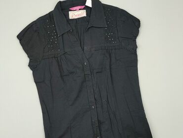 zara bluzki czarne: Blouse, XL (EU 42), condition - Good