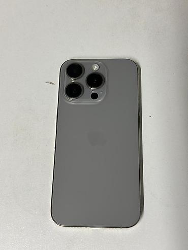 tank 3 pro max: IPhone 15 Pro, 128 GB, Natural Titanium, Barmaq izi, Face ID — 2