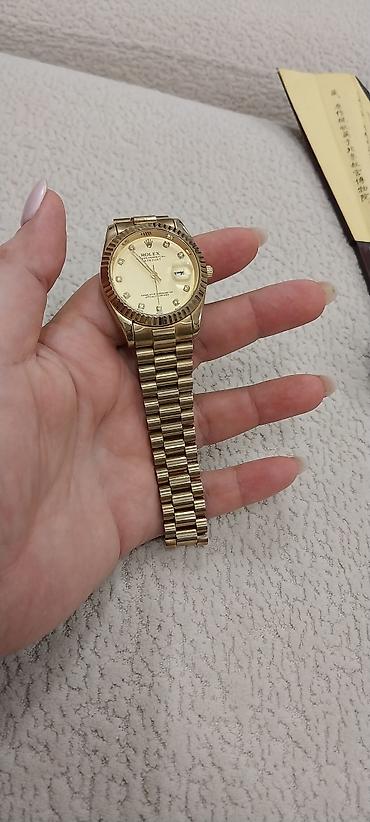 Aksesuarlar: Rolex Oyster Perpetual Datejust qol saatı – qızılı rəngdə - Korpus və — 3