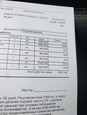 Hyundai: Hyundai Sonata: 2018 г., 2 л, Автомат, Газ, Седан — 16