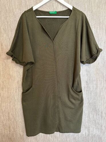 Haljine: Benetton S (EU 36), bоја - Maslinasto zelena, Kratkih rukava na lalafo.rs — 8 Haljine: Benetton S (EU 36), bоја - Maslinasto zelena, Kratkih rukava — 8