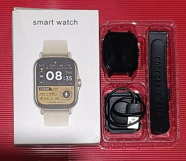 qadin saatlari 2020: Yeni, Smart saat, Smart, Sensor ekran, rəng - Qara — 1