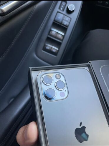 с айклаудом: IPhone 12 Pro, Колдонулган, 256 ГБ, Pacific Blue, Заряддоочу түзүлүш, Каптама, Куту, 77 %