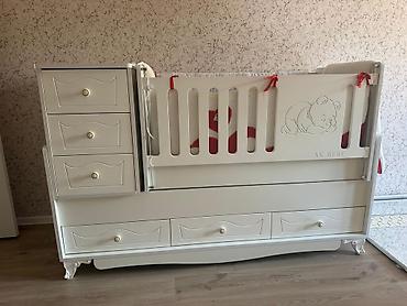 besikler: Oğlan və qız üçün, İşlənmiş, Beşik, Matras ilə — 1
