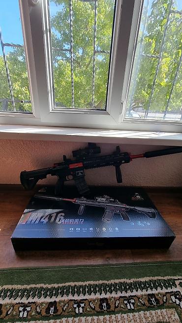 Игрушки: Игровой автомат-реплика AR-стиля (похожа на HK416) на базе гелевых — 3