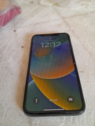 iphone x kreditle satisi: IPhone X, 64 GB, Qara, Barmaq izi, Simsiz şarj, Face ID