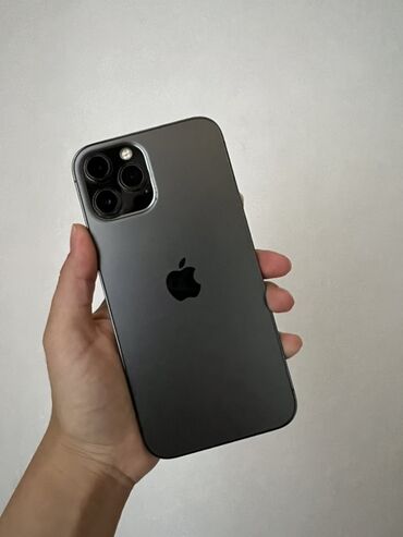 чехол на поко м5: IPhone 12 Pro Max, Б/у, 256 ГБ, Space Gray, Защитное стекло, Чехол