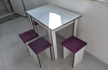 Masa və oturacaq dəstləri: Mətbəx üçün, Yeni, Açılmayan, Dördbucaq masa, 4 stul -da lalafo.az — 30 Masa və oturacaq dəstləri: Mətbəx üçün, Yeni, Açılmayan, Dördbucaq masa, 4 stul — 30