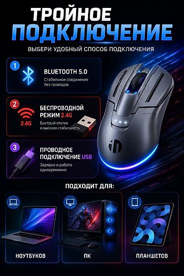 dtf printer: 🖱️ Беспроводная игровая мышь Inphic 🎮 Идеальный выбор для игр, работы — 2