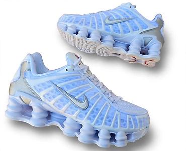 massimo dutti baletanke: Nike Shox tenisice – svetloplava/srebrna - Model sa istaknutom Shox — 1