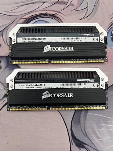 ssd 2: Оперативная память (RAM) для ПК, Б/у, Corsair, 16 ГБ, DDR3, 2400 МГц — 3