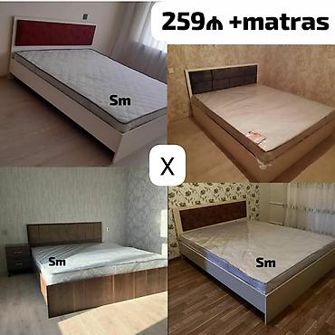 Yataq dəsti – matrasla birlikdə Qiymət: 259₼ + matras (şəkildə qeyd