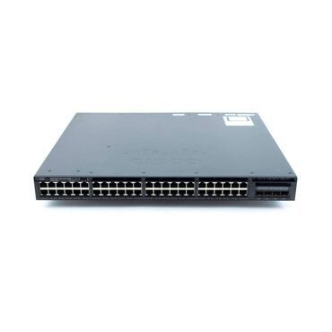 router modem: Cisco 3650 48 PoE gigabit switch Cisco WS-C3650-48FS-L Qiymətə ƏDV