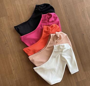 jordan helanke: Majica jedan rukav sa elastinom. Roza,pink,crvena,borda,teget,svetlo — 1