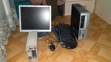 komputer: Monitor, prosessor, UPS,miwka, 4 eded klaviatura. Hamisi birlikde 40
