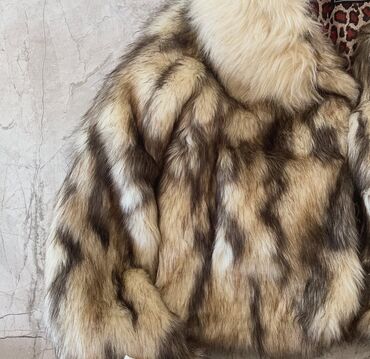 kape za zimu: M (EU 38), Without lining, Faux fur, color - Multicolored