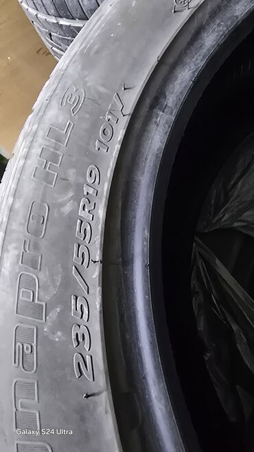Шины: Шины 235 / 55 / R 19, Лето, Б/у, Комплект, Внедорожные (АТ/МТ), Корея, Hankook