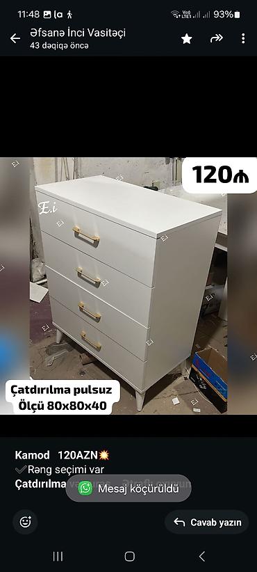 güzgüsü: Yataq otağı üçün, Siyirməli, Pulsuz quraşdırılma, Zəmanətsiz, Kredit yoxdur — 2
