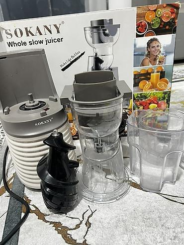 соковыжималки шнековые: Вертикальная шнековая соковыжималка SOKANY JE-32 (Whole Slow Juicer) — 2