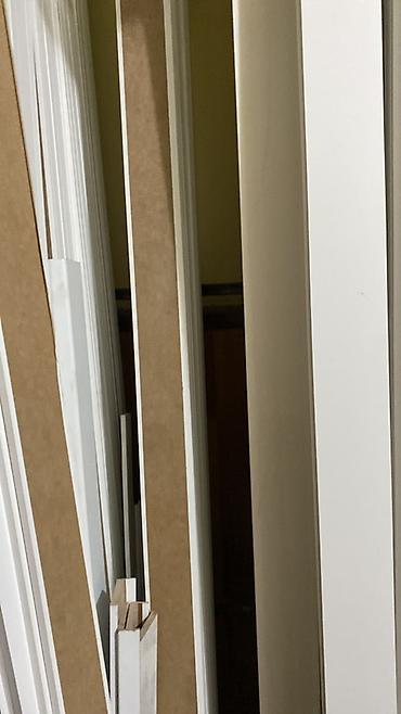 Стандартный плинтус: МДФ, Новый, цвет - Белый, Гарантия — 19