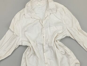 bluzki biało granatowa: Shirt, H&M, S (EU 36), condition - Good