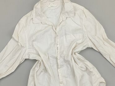 białe t shirty damskie z aplikacją: Shirt, H&M, S (EU 36), condition - Good