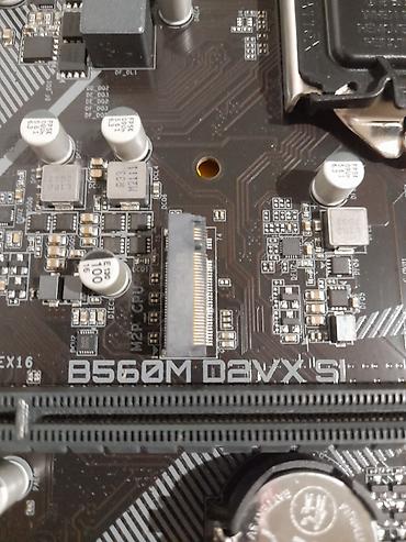 Техника и электроника: Материнская плата для ПК, Б/у, Gigabyte, LGA1200, Micro-ATX — 9