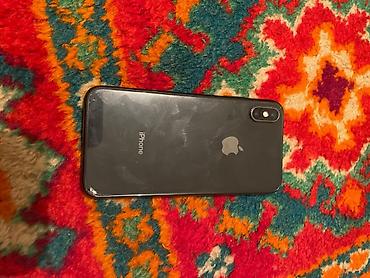 IPhone X, Б/у, 64 ГБ, Space Gray, Чехол, 100 %