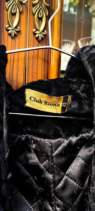 Paltolar: Qadın qış palto/şuba – Club Riona - Rəng: qara - Material: qıvrım — 7