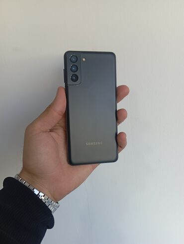 55q67 samsung: Samsung Galaxy S21 Plus 5G, 128 GB, rəng - Boz, Düyməli, Barmaq izi, İki sim kartlı