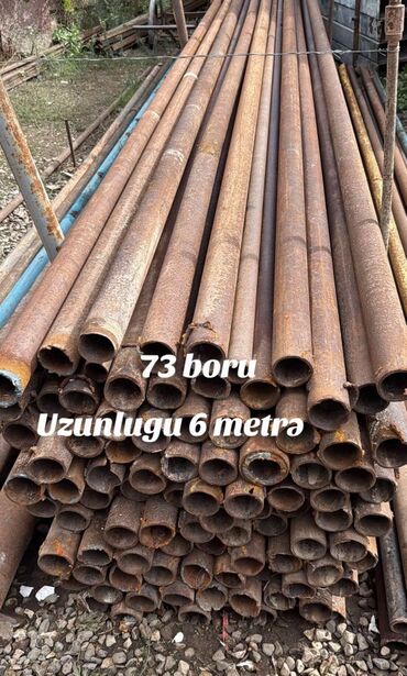 мебель из поддонов: Məhsul: Metal borular - Say: 73 ədəd - Uzunluq: hər biri 6 metr -